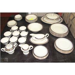 64PC 8 PLACE SETTING MYOTT,SON & CO "WESTPOINT #'D