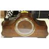 Image 1 : VINTAGE WOOD MANTLE CLOCK