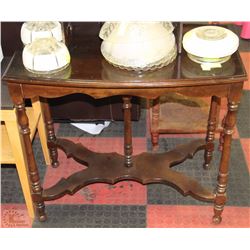 SOLID WOOD VINTAGE SIDE TABLE