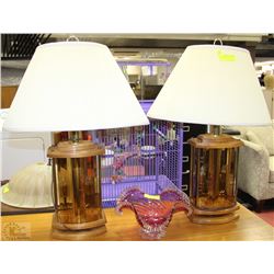 PAIR OF LAMPS