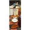 Image 1 : WOOD & METAL CORNER SHELF