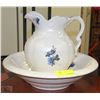 Image 1 : BLUE ROSE ESTATE WASH BOWL SET