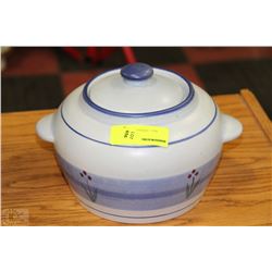 ESTATE CERAMIC LIDDED DISH