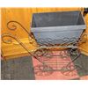 Image 1 : METAL CART PLANTER