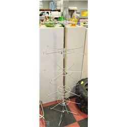 RETAIL SWIVEL HANGER RACK 65"H