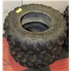Image 1 : SET OF DUNLOP QUAD TIRES AT25X8X12