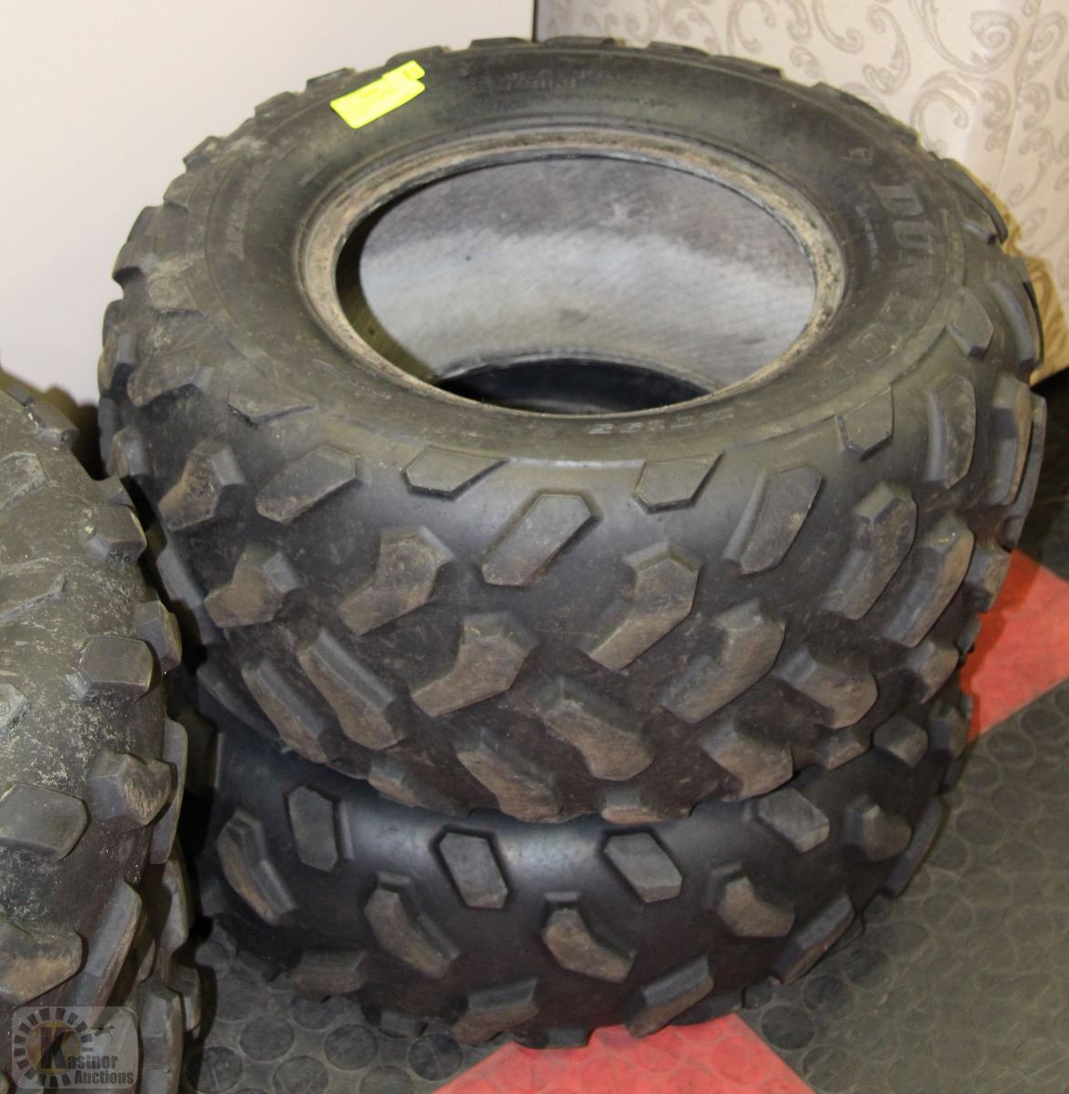 SET OF DUNLOP QUAD TIRES AT25X10X12