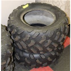 SET OF DUNLOP QUAD TIRES AT25X10X12