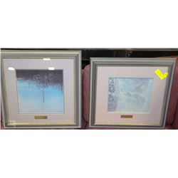 SET OF 2 FRAMED ROBERT BATEMAN PRINTS "CLEAR