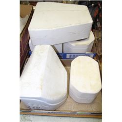 LOT OF MOULDS INCLUDING ARNELS 1970'S SEAL,DUNCAN