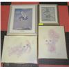Image 1 : LOT OF FOUR PRINTS INCLUDING BLUE JAY, ANNE GEDDES