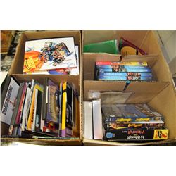 2 BOXES OF ASSORTED MULTIMEDIA
