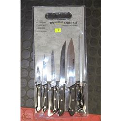 NEW 7PC GERMAN STYLE KNIFE SET