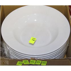 CASE OF 10 NEW COMMERCIAL GRADE MED SIZE BOWLS