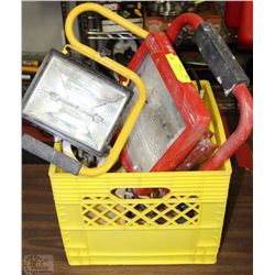 CRATE OF WORKLIGHTS