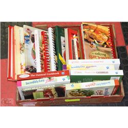 BOX OF COOKBOOKS
