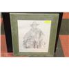 Image 1 : COWBOY PICTURE SIGNED BY M. MCCONNELL LIMITED