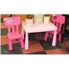 Image 1 : GIRLS TABLE AND 2 CHAIRS