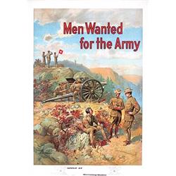 Old Men Wanted for Army Poster