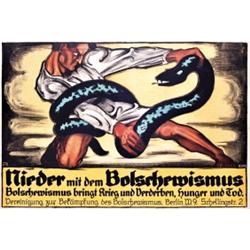 Famous German Anti-Bolshevist Poster 