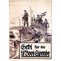 German U-Boot Poster WW I