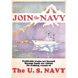 Great US Navy Poster Rare