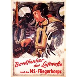 German WW II Airforce Poster