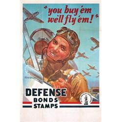 WW II Pilot Poster Large Size