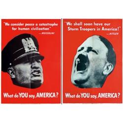 WW II Dictators Posters