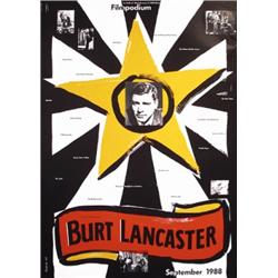 Burt Lancaster Swiss Poster