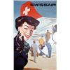 Image 1 : Swissair Poster 1950s