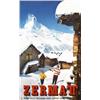 Image 1 : Ski Zermatt Poster 1950s