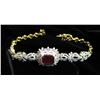 Image 5 : $11k App. Stunning RUBY / DIAMOND BRACELET