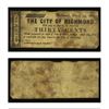 Image 1 : 1862 City of Richmond 30 Cent Note Confederate