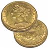 1882 P $ 5 Gold Liberty Half Eagle