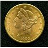 1900 S $ 20 Gold Liberty Double Eagle