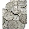 Image 1 : Lot of (20) $ 10 Face Value Franklin Half Dollars
