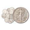Lot of (20) 90% Silver Walking Liberty Halves