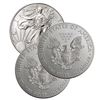 Image 1 : (3) Random Date US Silver Eagles