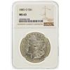 Image 1 : 1883-O $1 Morgan Silver Dollar NGC Graded MS63