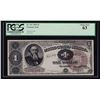 Image 1 : 1890 $1 Treasury Note Ornate Back PCGS CU63