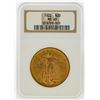 Image 1 : 1922 $20 St. Gaudens Double Eagle Gold Coin NGC MS65