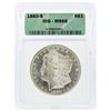 Image 1 : 1880-S $1 Morgan Silver Dollar ICG Graded MS65