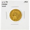 Image 1 : 1913 $5 Indian Head Half Eagle Gold Coin
