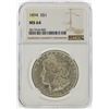 Image 1 : 1894 $1 Morgan Silver Dollar Coin NGC Graded MS64