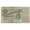 Image 1 : 1875/8 $5 State of Louisiana Baby Bond Obsolete Note