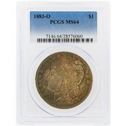 1883-O $1 Morgan Silver Dollar PCGS Graded MS64