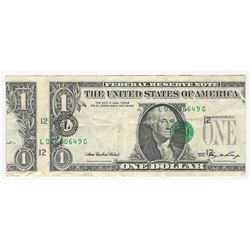 2006 $1 Federal Reserve Note Major Shift & Misalignment ERROR