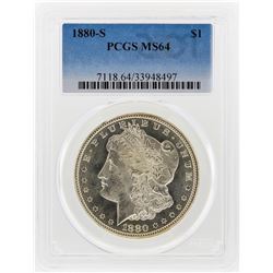 1880-S $1 Morgan Silver Dollar PCGS Graded MS64