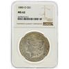 Image 1 : 1880-O $1 Morgan Silver Dollar NGC Graded MS62